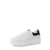 Queen Helena Baskets Compensées Femme Blances Légères Casual Confortables X22-17