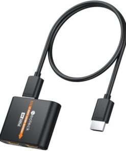 Neoteck Répartiteur HDMI 1x2 + 4K@30Hz 3D + Home Cinéma Jeux Vidéo