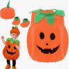 SELORE Déguisement Citrouille pour Bébé et Enfant - Costume Halloween Vêtement Carnaval Boy Cosplay