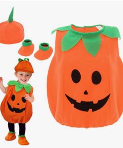 SELORE Déguisement Citrouille pour Bébé et Enfant - Costume Halloween Vêtement Carnaval Boy Cosplay