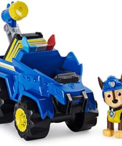 Pat' Patrouille Véhicule Chase Dino Rescue + Figurine et Dinosaure Mystère - Jouet Enfants 3 Ans+ (6059512)