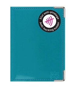 Portefeuille extraplat anti-RFID à protection des données bancaires - Ultime sécurité pour les cartes bancaires - Design