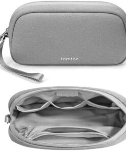 tomtoc Sac Organisateur de Câbles pour Ordinateur Portable - Voyage et Accessoires Tech (Adaptateur, Souris, Chargeur)