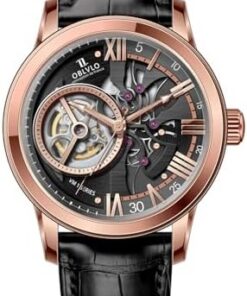 OBLVLO VMQ-ND Montre mécanique automatique pour homme étanche saphir synthétique
