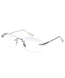 TERAISE Lunettes de lecture en métal sans cadre - Blocage lumière bleue confortables à la mode pour hommes/femmes - Lune