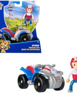 Pat Patrouille Véhicule Figurine Ryder - Plastique Recyclé - Jouet Enfant 3 Ans+