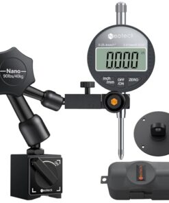 Neoteck Indicateur à Cadran Numérique 0-25.4mm 0.01mm Résolution Base Magnétique 40kg pour Imprimante 3D CNC Tour