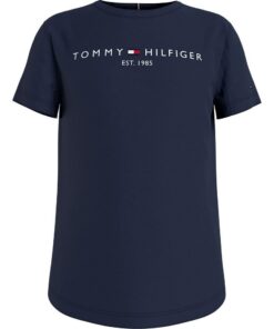 Tommy Hilfiger KIDS Essential Short Sleeve T-Shirt 14 Years - Polyester, confort, design original - Parfaite pour la sai