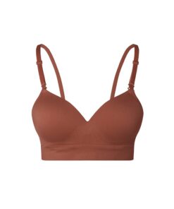 Soutien-Gorge Sans Couture et Sans Armatures pour Femme - Rembourrage Confortable pour Tous les Jours et Sports - Matéri