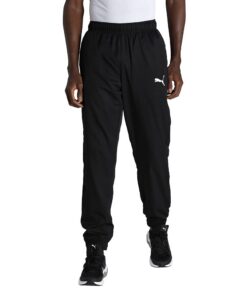 PUMA Active Woven Pants Cl - Jogging Homme Élevé en Polyester - Élégant et Comfortable pour l'Élément - Taille Élastiqué