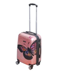 Valise cabine CELIMS Rose Gold 55x36x23cm 4 Roulettes TSA Cadenas Valises Vols