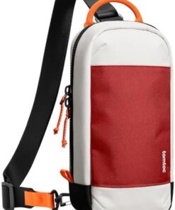 tomtoc Sling Bag Nintendo Switch 2 2025 + 8 Cartouches de Jeux + Rouge