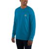 Carhartt T-Shirt À Manches Longues Force Relaxed Fit Midweight avec Poche Homme