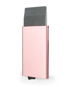 RAYKONG Porte-Cartes en métal pour Homme et Femme | Antivol et Bloc RFID | Porte-Cartes de Crédit Automatique Pop-up | M