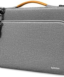 tomtoc 360° Sacoche MacBook Air 13 Pouces M4 2025/A3240 M3/A3113 - Sac Messager Protecteur Ultime