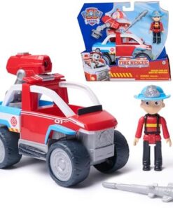 Pat Patrouille Ryder Véhicule Pompiers Lanceur Drone - Jouet Enfant 3 Ans+ Collectionnable