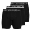 JACK & JONES Caleçon Boxeur Homme Élasticité Élevée, Doux au Toucher, Idéal pour la Pratique du Sport, Taille Grande, Ta