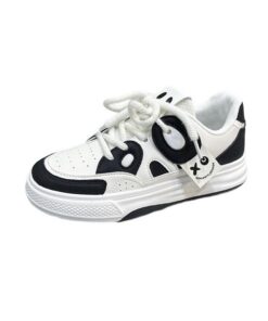 Chaussures Éricat à Fond Épaispour Planche FemmesAutomneTêteRondeSneakersBasBlanchesÉtudiants