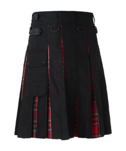 Kilt écossais Caxndycing homme plissé gothique vintage