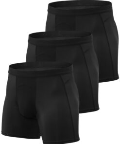 Niksa Caleçon Homme Boxer Sport Lot de 1/2/3 : Taille Libre, Confort, Sportif | Idéal Pour Le Fitness, L'Entraînement, L