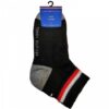 Tommy Hilfiger Enfants Unisexe 2 Pack Quarts De Chaussettes Noir Modeles Confortables Pour L'Eveil