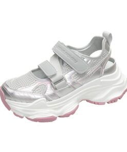 SUCHETA Chaussures de Sport Confortables pour Femmes | Souples et Légères en Maille Creuse Respirante avec Lanières Croi