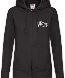 Eye of Ra II Sign Femme Zip Hoodie Sweat Urban Élégant Hiver