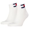 Tommy Hilfiger Quarter Chaussettes Lot de 2 Homme et Femme Mode et Comfort