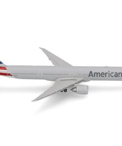 Herpa Avion Miniature American Airlines Boeing 777-300ER N736AT, Échelle 1:500, Collectionneur, États-Unis