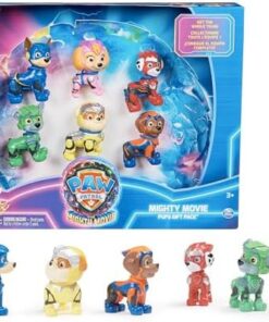 Paw Patrol La Super Patrouille Le Film - Multipack 6 Figurines Chase Marcus Ruben Stella Rocky Zuma - Jouet Enfant 3 Ans