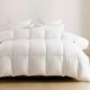 Alpes Blanc Couette Plume Premium Luxe Hiver 220x240 cm Fabrication Française High-Quality Duck Feather and Down Quilt 3