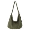 SIM FITNESSX sac à bandoulière unisexe Oxford vert foncé.shopping quotidien/bureau/école/voyage