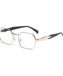 LJCZKA Lunettes Anti Lumière Bleue pour Femme et Homme, Cadre Métallique Anti Fatigue pour Travail et Jeu sur Ordinateur