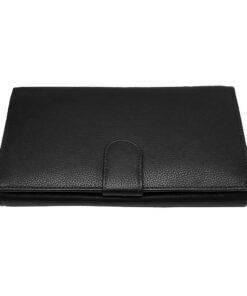 LOLUNA Compagnon de Voyage Multifonction Noir - Porte-Chéquier, Carte, Monnaie et Identité - Idée Cadeau pour Noël et Fê