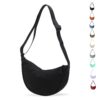 Sac à croissants LOCCY nylon femme, Sac à bandoulière nylon ajustable pour femmes, Accessoire de mode feminin sac cresce