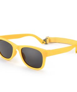 Lunettes de Soleil Anti UV400 pour Enfant Monture en Caoutchouc Flexible Mixte 2-7 Ans Fille et Garçon Lunettes de Sport