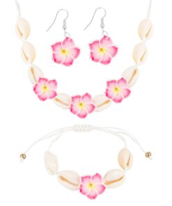 Hifot Colliers Coquillage Femme Colorees Bijoux de Plage d'étépour Femmes