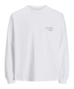 JACK & JONES Jormanchester Tee Ls Crew Neck Homme Hiver Chic et Fonctionnel
