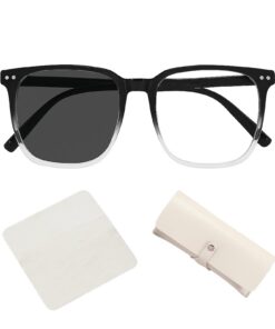 SSKHE Lunettes Anti Lumière Bleue pour Joueurs et Utilisateurs d'Ordinateurs, Lentilles Changeantes UV400, Protection An