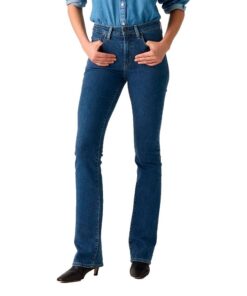 Levi's 725 High Rise Bootcut Jeans Femme Enfant Modèle Regular Fit Design Élégant Mode Réduction de la Rayure Environnem