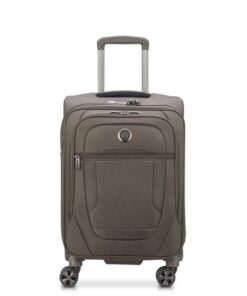 DELSEY PARIS Valise Cabine Souple Extensible Helium DLX S Moka