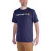 Carhartt T-Shirt Homme Utilitaire de Travail T-Shirt de Travail S/S Core Logo Lot de 1