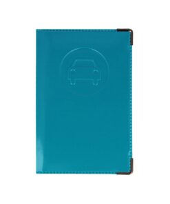 Porte-papiers Voiture Nouveau PERMIS - Français - 13,8 x 9 cm - (Bleu Canard) Porte-papiers Voiture Fabrication frança