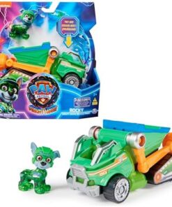 Pat Patrouille Rocky Véhicule Film + Figurine Sons Lumières Enfant 3 Ans