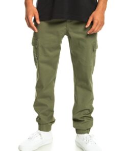 Quiksilver Pantalons Non-Denim Cargo Homme Étanches Résistants Tendance