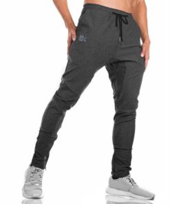 Pantalon Sport Homme BROKIG Élégant pour Fitness et Général avec Double Poches
