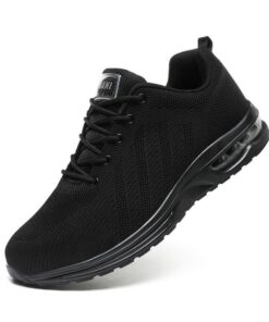 Chaussures de sécurité Hanani Homme Femmes Baskets de travail respirantes anti-perforation confortables et légères avec