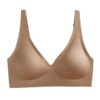 Vhersily Amaframe femme soutien-gorge Push Up sans armatures, sans couture, pour dormir, bretelles réglables, support co
