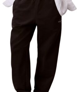 Calvin Klein Pantalon de Jogging Femme Monologo French Terry Élastique Mode Feminin Sport
