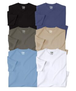 SEO Title: ATLAS HOMME Tee- shirt homme manches courtes Grandes Tailles M au 5XL